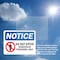 Signmission Do Not Enter Warehouse Personnel Only OSHA Notice Sign, Plastic, 10in W x 7in L, 2PK OS-2PACK-NS-P-710-L-11240 - alternate 3